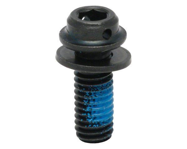 Shimano Disc Brake Caliper Fixing Bolts (Black) (15.2mm) (Drilled Bolt Head) - Y8J721000