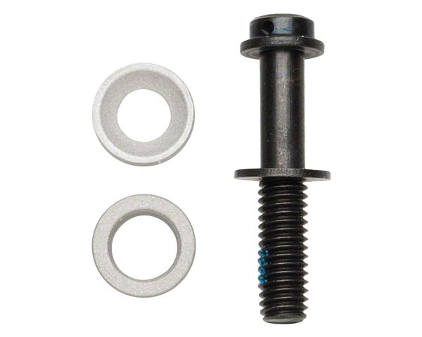 Shimano Disc Brake Caliper Fixing Bolts (Black) (30.5mm) (w/ Adjusting Washer) - Y8JB98020