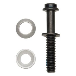 Shimano Disc Brake Caliper Fixing Bolts (Black) (36.3mm) (w/ Adjusting Washer) - Y8JB98010