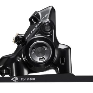 Shimano Dura-Ace BR-R9270 Disc Brake Caliper (Black) (Hydraulic) (Front) (Flat Mount) - IBRR9270F6RF