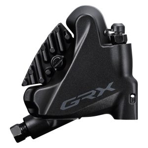 Shimano GRX BR-RX400 Disc Brake Caliper (Black) (Hydraulic) (Rear) (Flat Mount) - IBRRX400RDRF