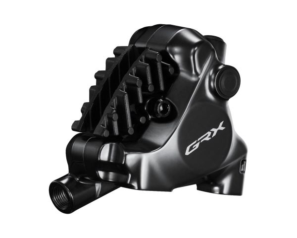 Shimano GRX BR-RX820 Disc Brake Caliper (Black) (Hydraulic) (Front) (Flat Mount) - IBRRX820F6RF