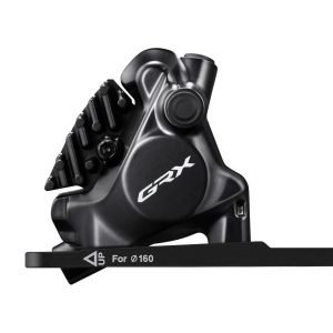 Shimano GRX BR-RX820 Disc Brake Caliper (Black) (Hydraulic) (Rear) (Flat Mount) - IBRRX820RDRF