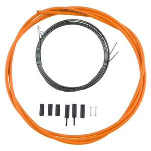 Shimano Road Optislick Derailleur Cable & Housing Set (Orange) (1.2mm) (1800/2100mm)