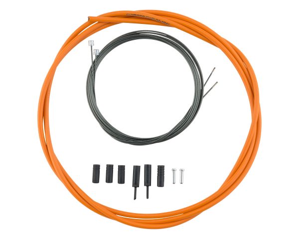 Shimano Road Optislick Derailleur Cable & Housing Set (Orange) (1.2mm) (1800/2100mm)