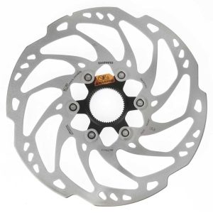 Shimano Slx Center Lock Ice Tec Brake Disc Zwart,Zilver 203 mm