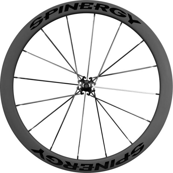 Spinergy Fcc 47 Cl Disc Tubeless Road Front Wheel Zwart 12 x 100 mm
