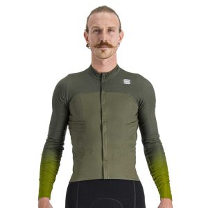 Sportful Bodyfit Pro Long Sleeve Jersey Groen XL Man