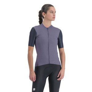 Sportful Checkmate Short Sleeve Jersey Blauw XS Vrouw
