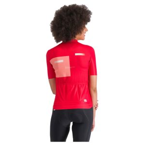 Sportful Gruppetto Short Sleeve Jersey Rood S Vrouw