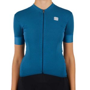 Sportful Monocrom Short Sleeve Jersey Blauw XS Vrouw