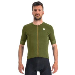 Sportful Monocrom Short Sleeve Jersey Groen L Man