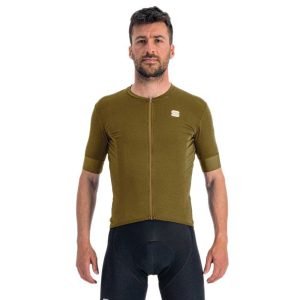 Sportful Monocrom Short Sleeve Jersey Groen S Man