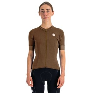 Sportful Monocrom Short Sleeve Jersey Groen XS Vrouw