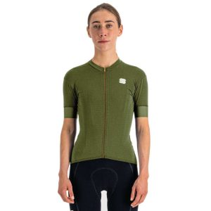 Sportful Monocrom Short Sleeve Jersey Groen XS Vrouw