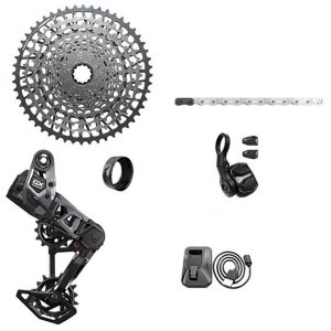 Sram Gx T-type Eagle E-mtb 104bcd Transmission Axs Groupset Zilver 10-52t
