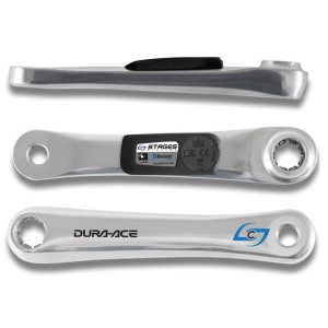 Stages Cycling Shimano Dura Ace Track 7710 Left Crank With Power Meter Zilver 175 mm