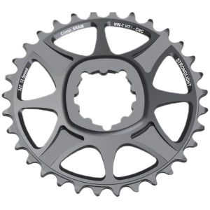 Stronglight Compatible Eagle 6 Mm Offset Chainring Zwart 28t