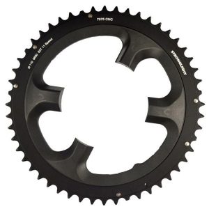 Stronglight Compatible Shimano 105 Di2 110 Bcd Chainring Zwart 49t