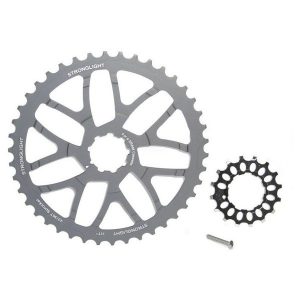 Stronglight Conversion Kit For Sram Chainring Zwart,Zilver 42/16t