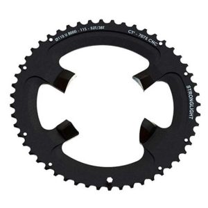 Stronglight Shimano 110 Bcd Chainring Compatible With 46-52t Zwart 36t
