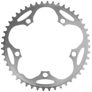 Stronglight Shimano Adaptable 130 Bcd Chainring Zilver 48t