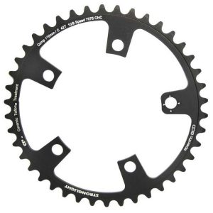 Stronglight Type Interior 5b Campagnolo 110 Bcd Chainring Zwart 42t