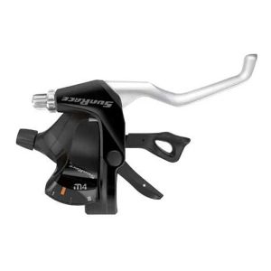 Sunrace Brake Lever With Shifter Zilver 3 x 8s