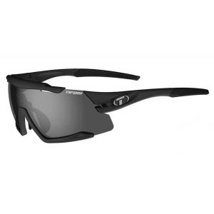 Tifosi Aethon Interchangeable Sunglasses Zwart Smoke/CAT3 + AC Red/CAT2 + Clear/CAT0