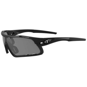 Tifosi Davos Interchangeable Sunglasses Zwart Smoke/CAT3 + AC Red/CAT2 + Clear/CAT0