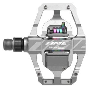 Time Speciale 10 Large Pedals With Atac Standard Cleats Zilver
