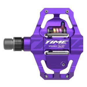 Time Speciale 10 Small Pedals With Atac Standard Cleats Paars