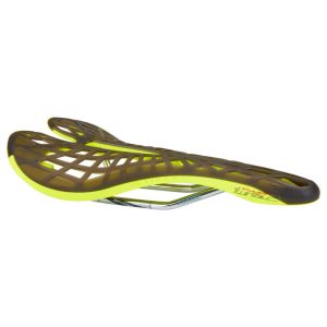 Tioga Spyder Twin Tail 2 Carbon Hts Saddle Geel 135 mm