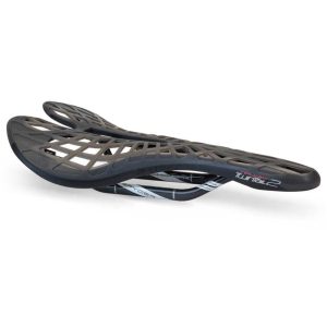 Tioga Spyder Twin Tail 2 Carbon Hts Saddle Zilver 135 mm
