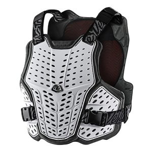 Troy Lee Designs Rockfight Ce Flex Chest Protector Protective Vest Wit,Oranje,Zwart XS-S