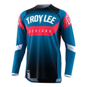 Troy Lee Designs Sprint Long Sleeve Jersey Blauw S Man
