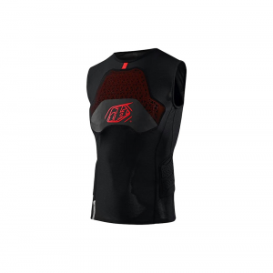 Troy Lee Designs | Stage Ghost D30 Vest Baselayer Men's | Size Small In Solid Black
