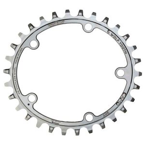 Wolf Tooth Alu Camo Direct Mount Oval Chainring Zilver 34t
