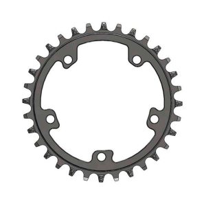 Wolf Tooth Alu Camo Shimano 12s Hyperglide Direct Mount Chainring Zwart 34t