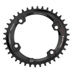 Wolf Tooth B Shimano Grx 110 Bcd Oval Chainring Zilver 38t