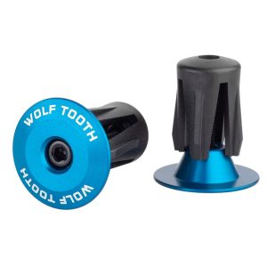 Wolf Tooth Cnc Handlebar Plugs Zilver