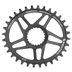 Wolf Tooth Dm Drop St Oval Chainring Zilver 36t