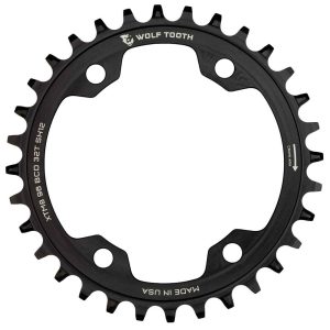 Wolf Tooth M8000 Shimano 12s 96 Bcd Chainring Zwart 30t