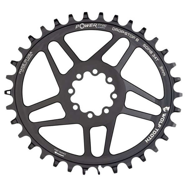 Wolf Tooth Sram 8b Dm 3 Mm Offset Oval Chainring Zilver 32t