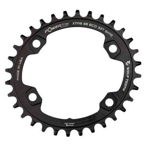 Wolf Tooth St M8000 Sh12 96 Bcd Oval Chainring Zilver 32t