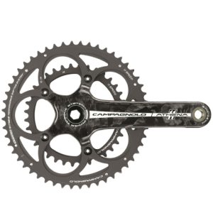 Campagnolo Athena Carbon Power-Torque Chainset - 11 Speed - Black / 39/53 / 175mm / 11 Speed