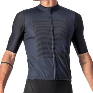 Castelli Bagarre Short Sleeve Cycling Jersey - SS22 - Light Black / Black / Small