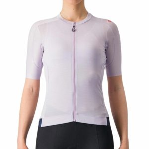 Castelli Espresso Women's Short Sleeve Cycling Jersey - SS24 - Purple Mist / Dark Night Shade / XSmall