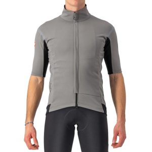 Castelli Gabba RoS 2 Short Sleeve Cycling Jersey - AW22 - Nickel Grey / Travertine Grey / Small