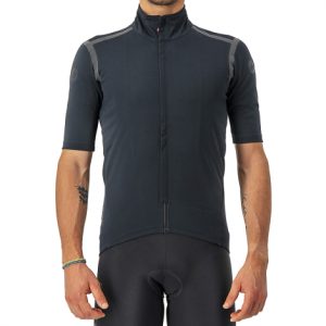 Castelli Gabba RoS Short Sleeve Cycling Jersey - Light Black / Silver Reflex / Large